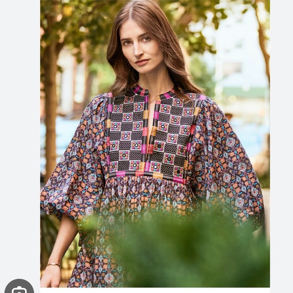 NWT Figue balloon sleeve mini dress - Picture 3 of 8